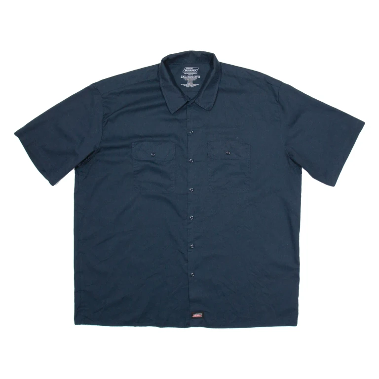 DICKIES Mens Worker Shirt Black 2XL