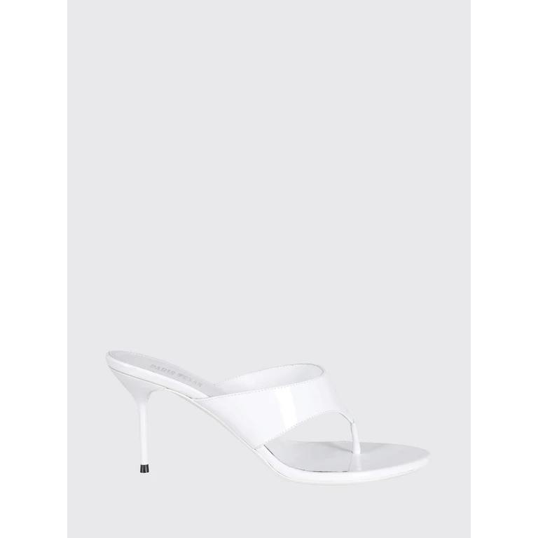 Heeled Sandal Woman color White (PX1951XVN01PATENTWHITE)