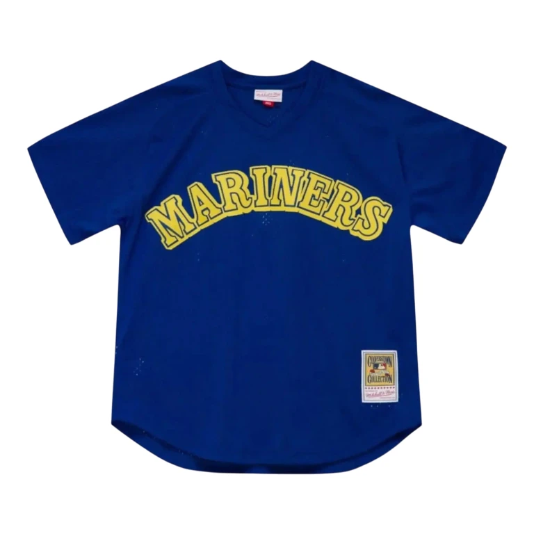 Men's MLB Authentic Bp Jersey - Pullover Mariners 1991 Ken Griffey Jr