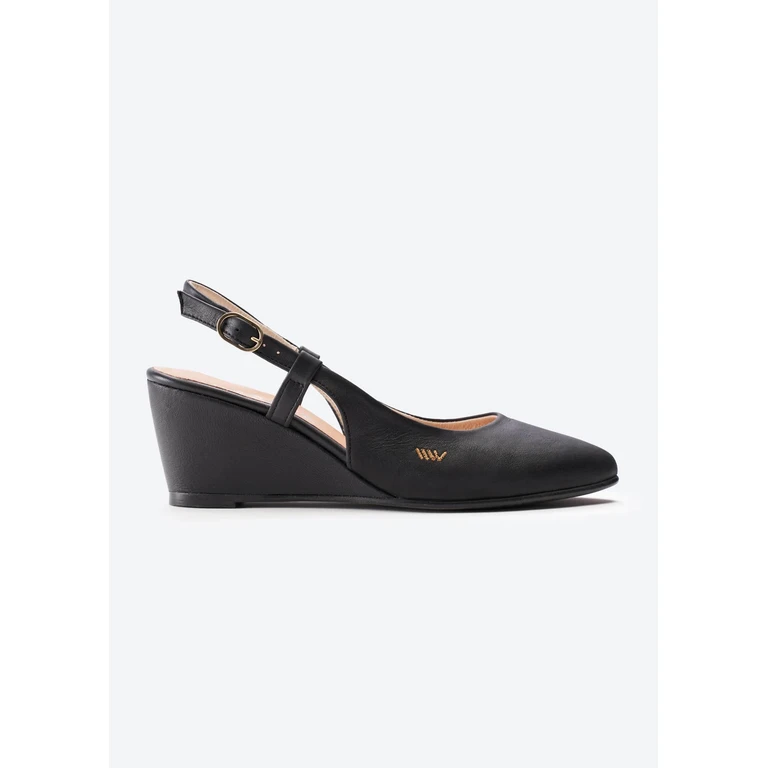 Tivoli Leather Wedges