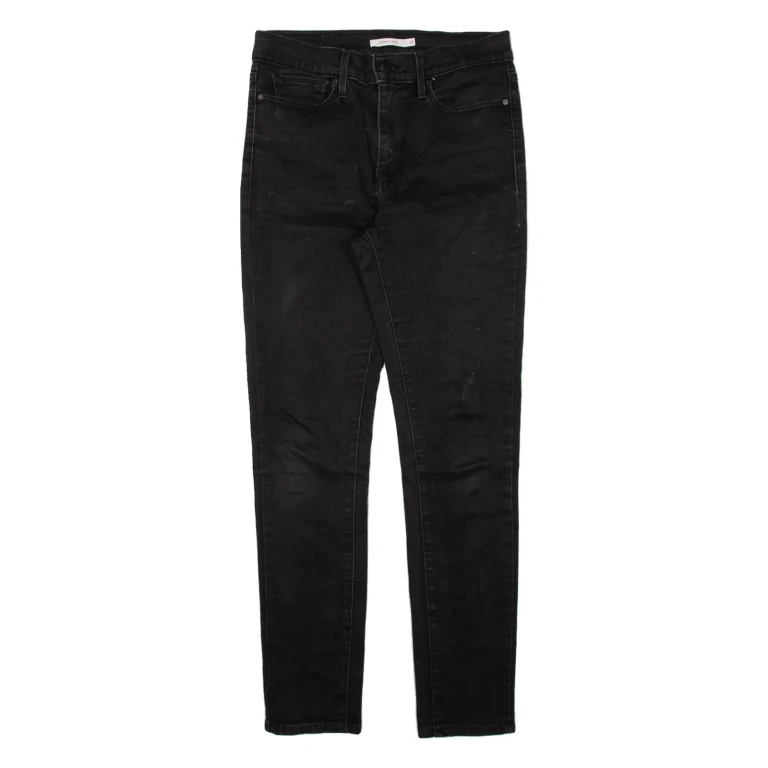 LEVI'S Womens Jeans Black Slim Skinny W29 L28