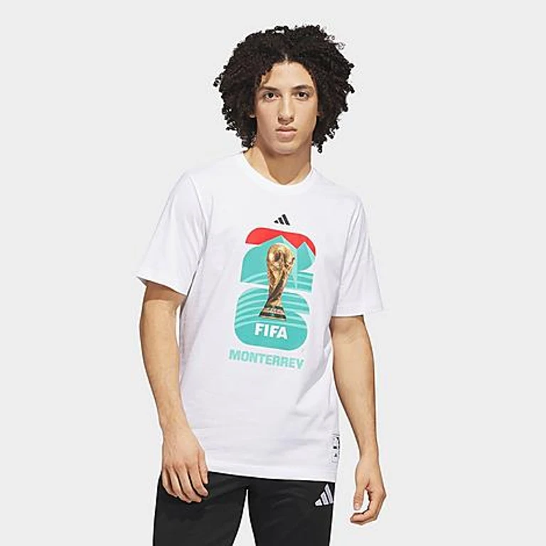 Men's Soccer FIFA World Cup 26 Host City Monterrey Graphic T-Shirt in White Size: Small