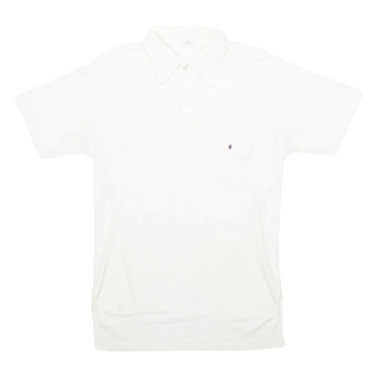 ROYAL KNIGHT Mens Polo Shirt White Short Sleeve XL