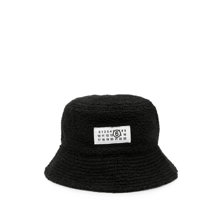 Logo-patch Bouclé Baseball Cap
