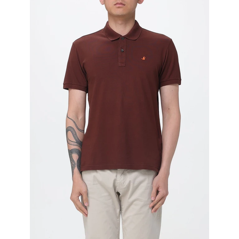Polo Shirt Men color Brown (201A.A0680986)