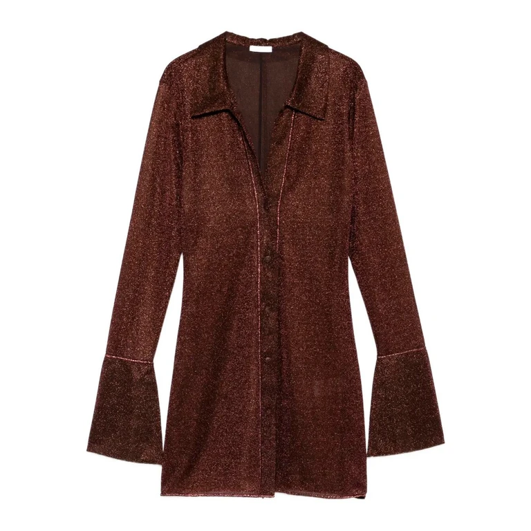Oséree `Lumiere` Slim Shirt Dress