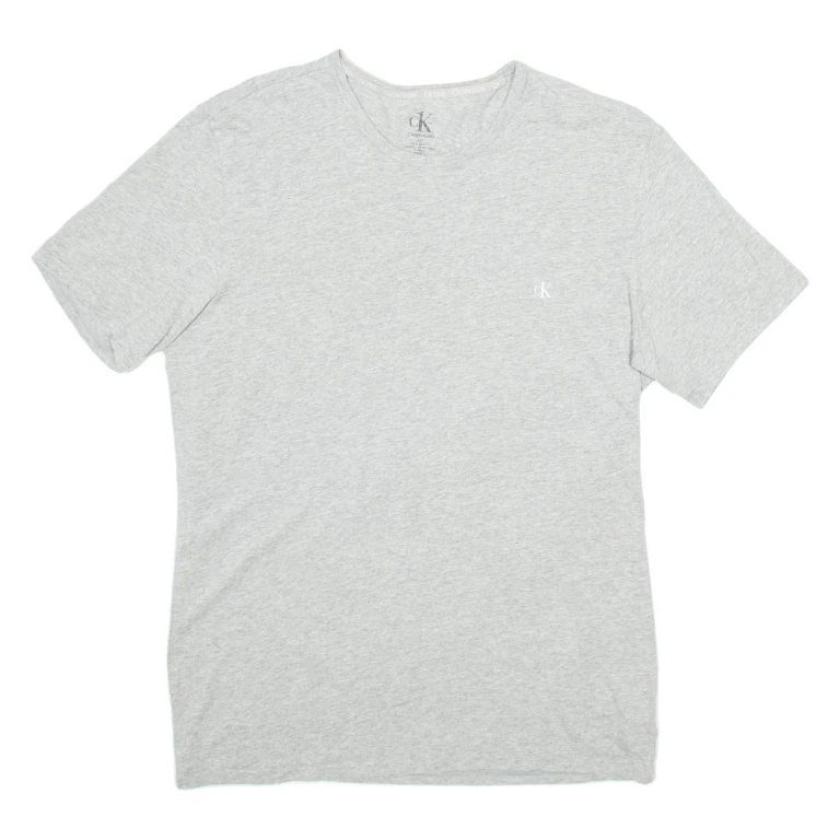 CALVIN KLEIN Mens T-Shirt Grey L