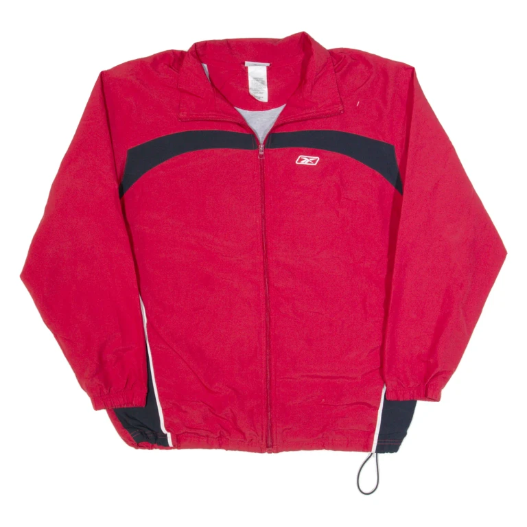 REEBOK Mens Shell Jacket Red L