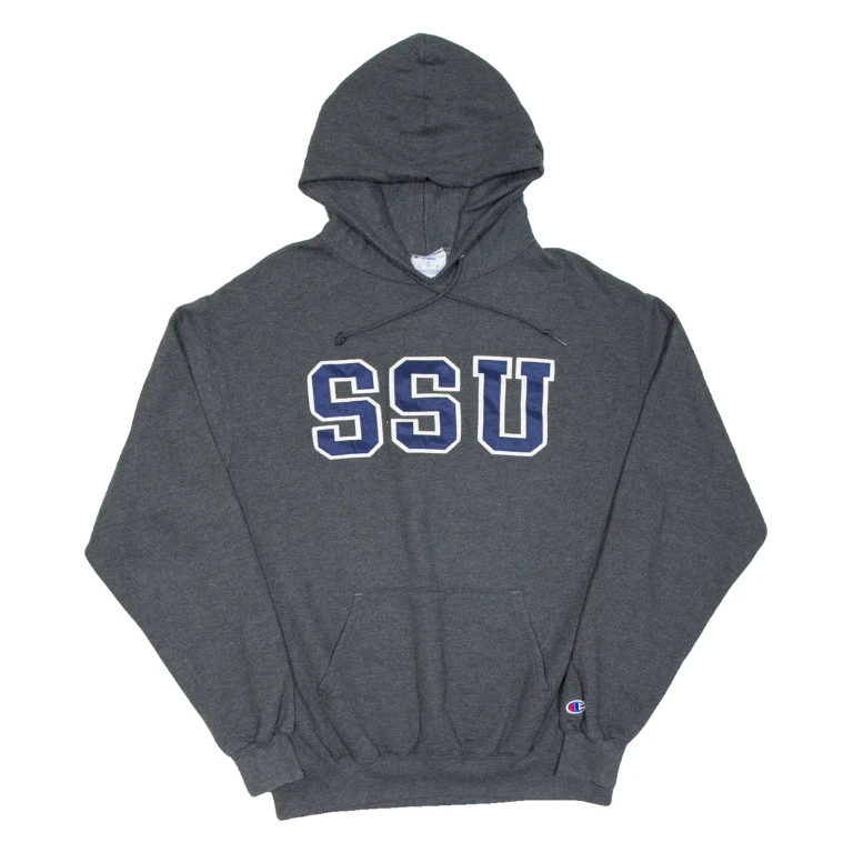 CHAMPION Ssu Mens Grey Hoodie USA L