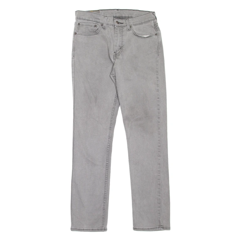 LEVI'S 511 Jeans Mens Grey Slim Straight W28 L29