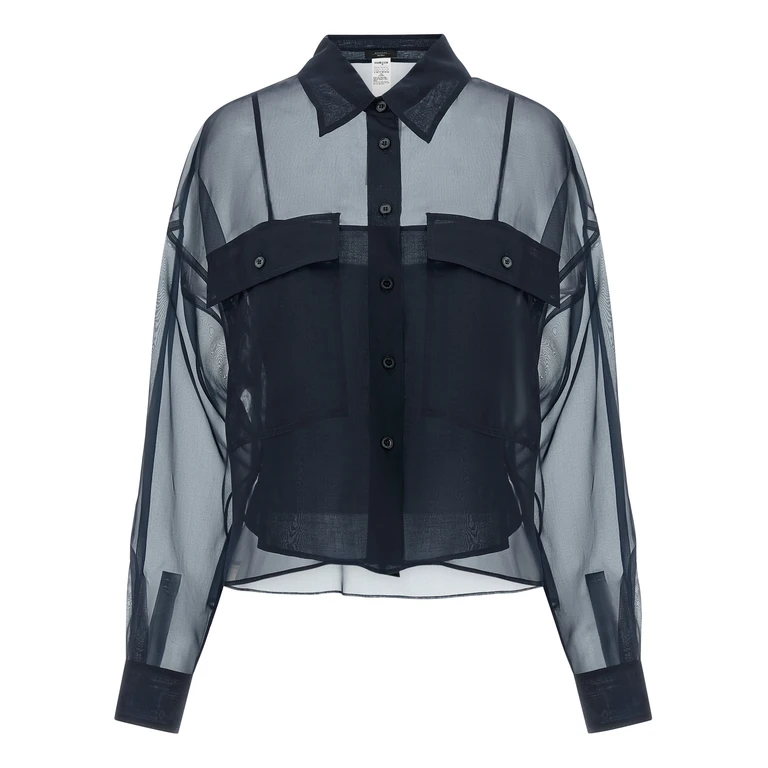 Max Mara Blue Cotton Blouse - Women