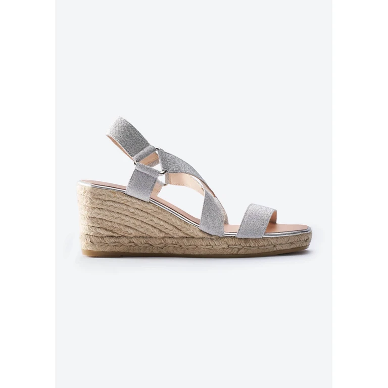 Dalia Elastic Espadrille Sandal Wedges