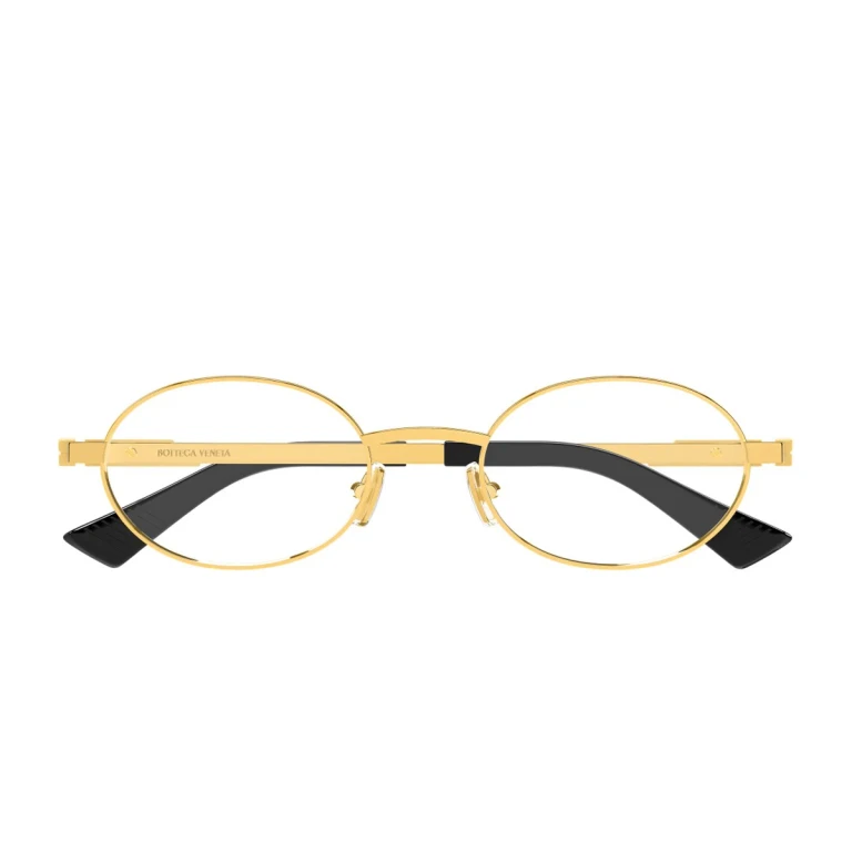 Bottega Veneta Bv1470s Linea Ribbon Gold Metallo Optical Frames - Women