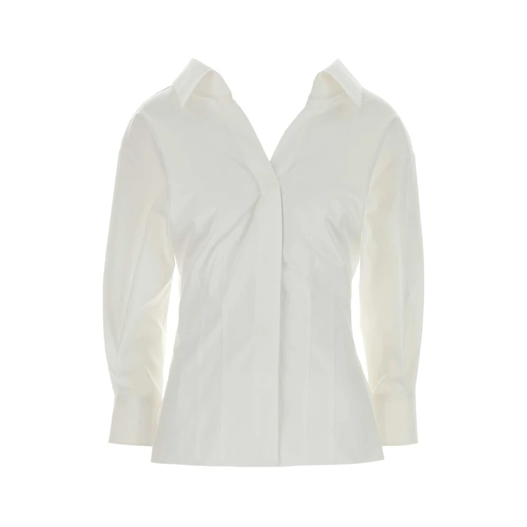 Givenchy White Poplin Shirt Exterior: Cotton Camicie - Women