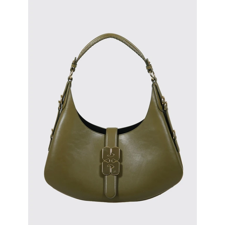 Kat Shoulder Bag in Recycled Leather with Monogram Logo (C1040019838)