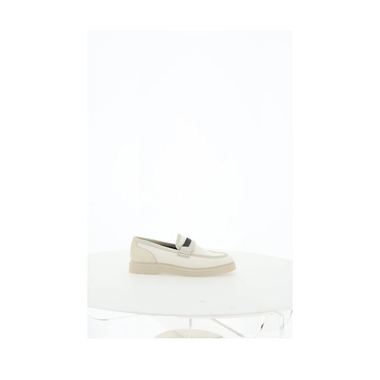 Brunello Cucinelli Beige Loafers Shoes - Women