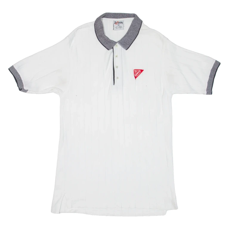 CHASE AUTHENTICS Mens Polo Shirt White L