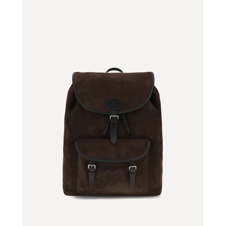 VALENTINO GARAVANI Antibes Backpack in suede Male UNI