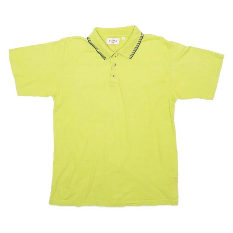 URBAN SPIRIT Mens Polo Shirt Green S