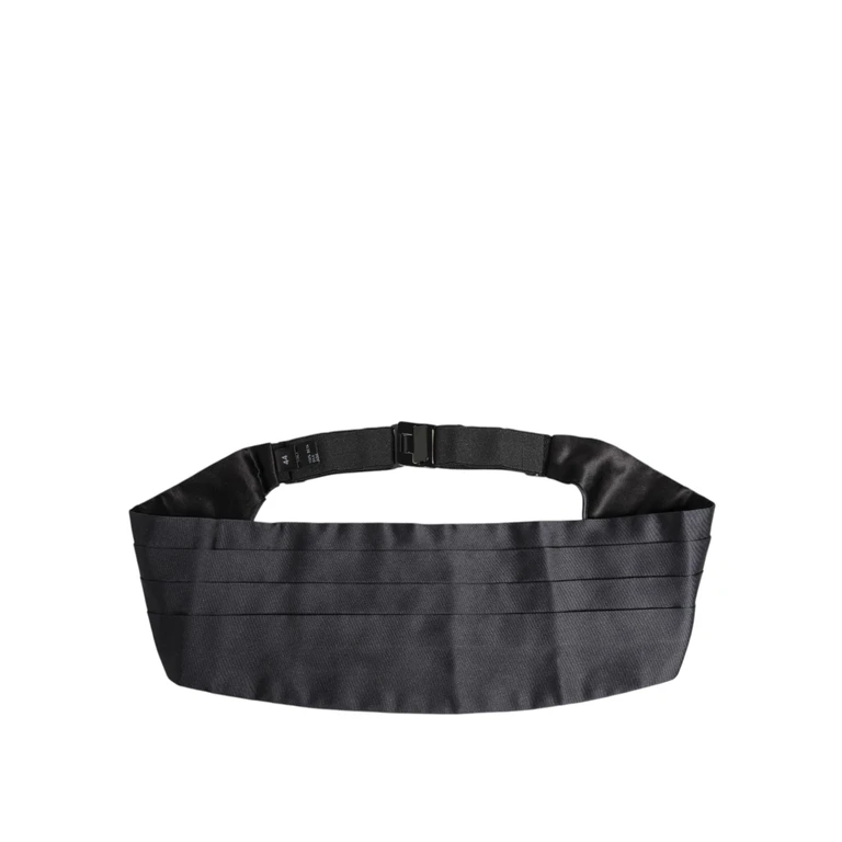 Dark Blue Silk Belt Waist Cummerbund - Men