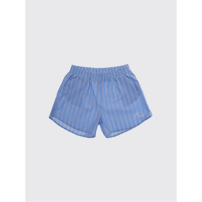 Off-White Kids Boy's Striped Cotton Shorts with Elasticated Waist (44GCB009S26F001430)