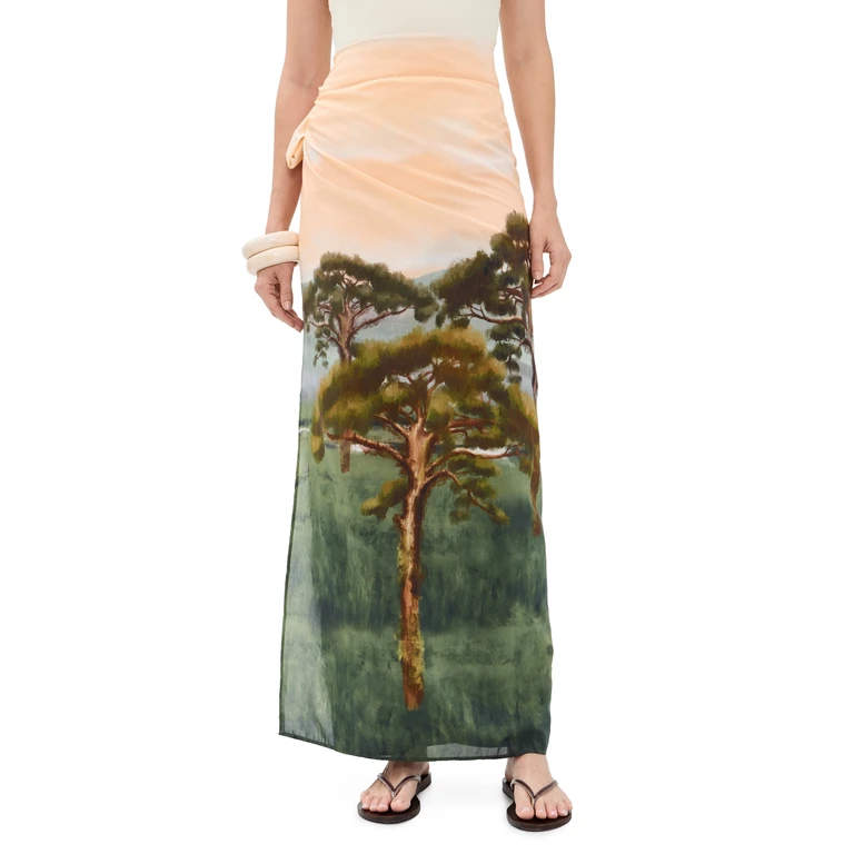 Agua by Agua Bendita Lavanda Paraiso Pareo Multicolor One Size