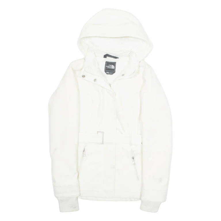 THE NORTH FACE Womens Jacket White Hooded XS