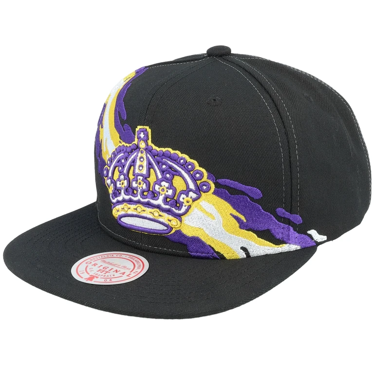Men's NHL Vintage Paintbrush Snapback Kings Snapback Caps