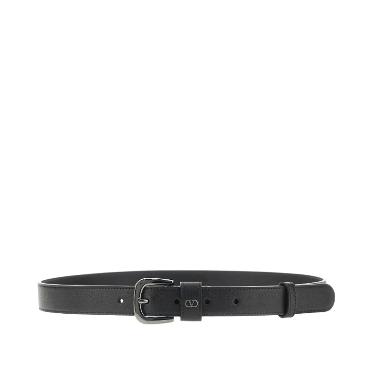 VALENTINO GARAVANI Mini VLogo Signature leather belt Man 85