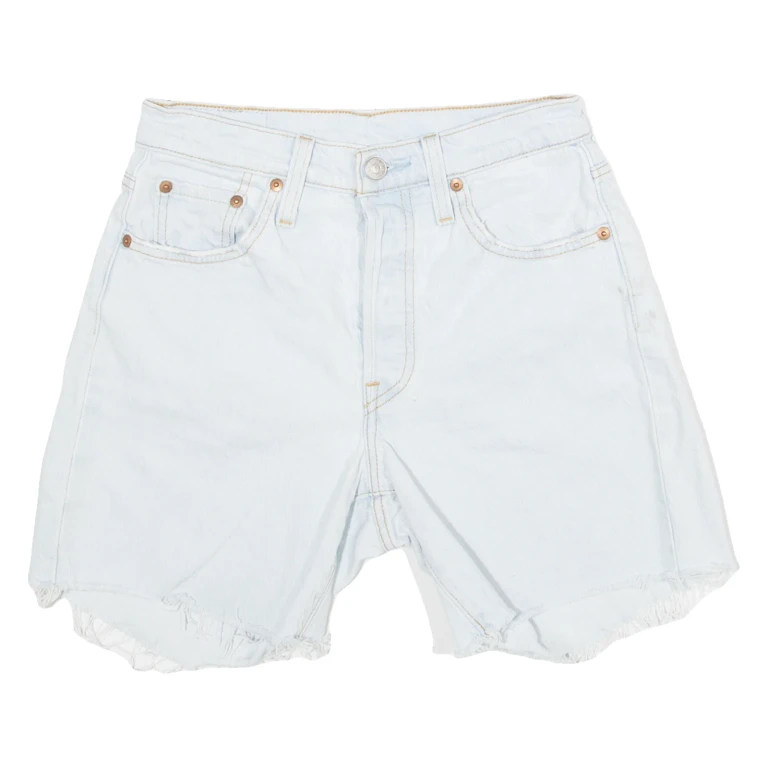LEVI'S 501 Womens Jorts Shorts Blue XXS W24