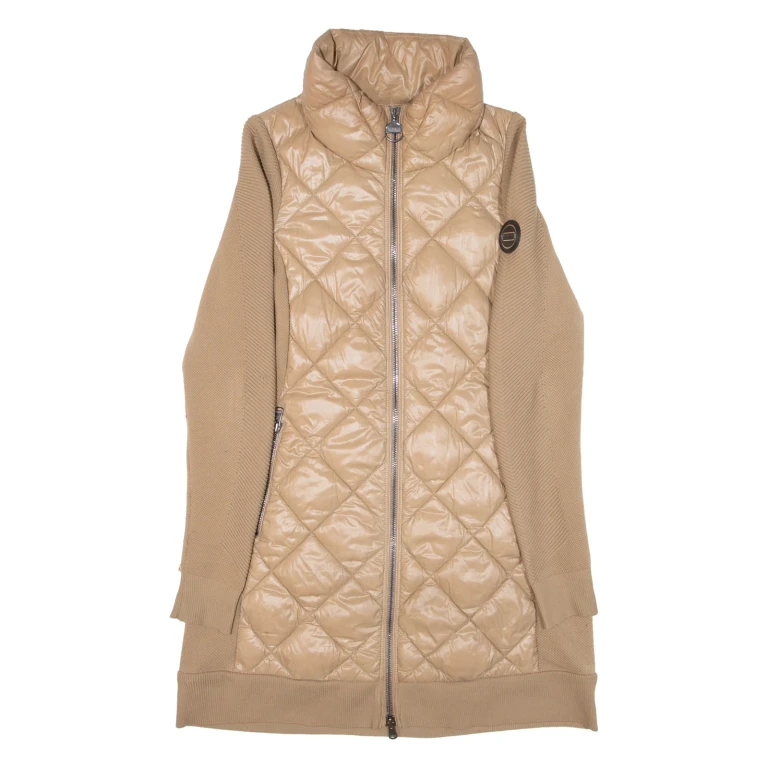 BARBOUR Vanadium Insulated Womens Quilted Coat Brown UK 10