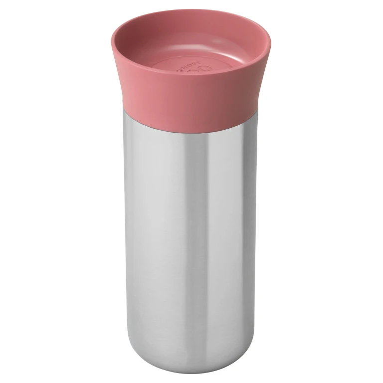 Leo 11.2oz 18/10 Stainless Steel Thermal Mug, Pink