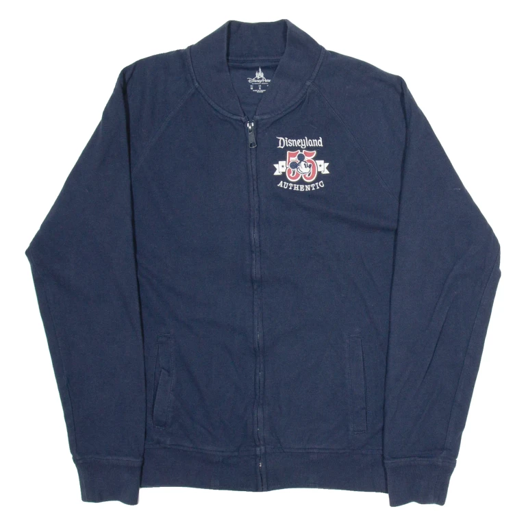 DISNEY Mens Fleece Jacket Blue  M