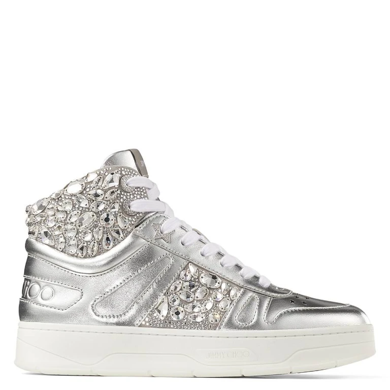 Hawaii Crystal Embellished High-Top Sneakers