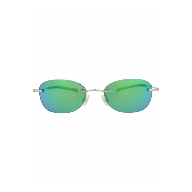 Round-Frame Memory Metal Sunglasses