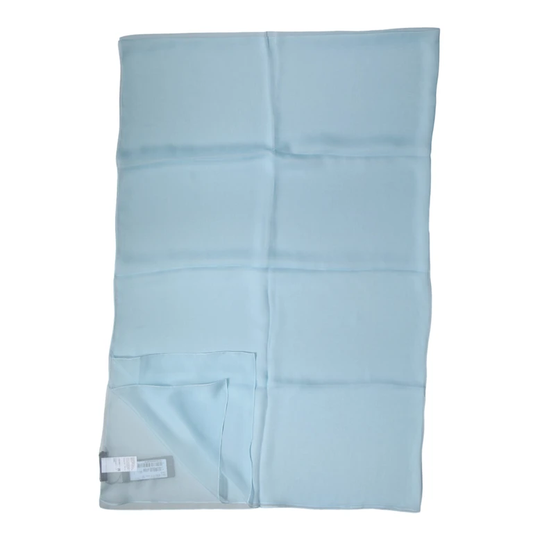 Dolce & Gabbana Light Blue Stole Silk Neck Wrap Shawl Scarf - Men