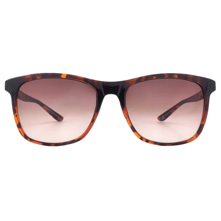 Brown Gradient Square Mens Sunglasses NIKE PASSAGE EV1199 237 55