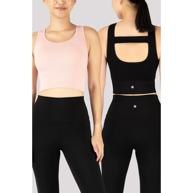 2 PK Waffle Bra