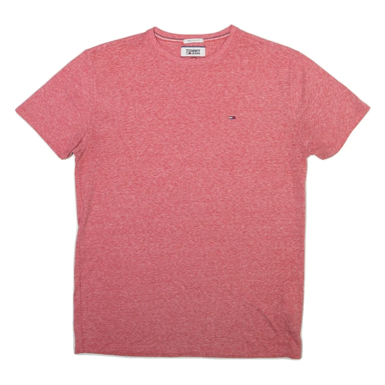 TOMMY HILFIGER Mens T-Shirt Red S