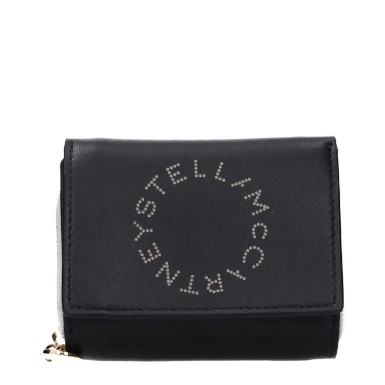 Stella McCartney Black Leather Wallet - Women
