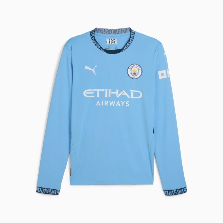 Men's Mcfc Home Jersey Replica Ls