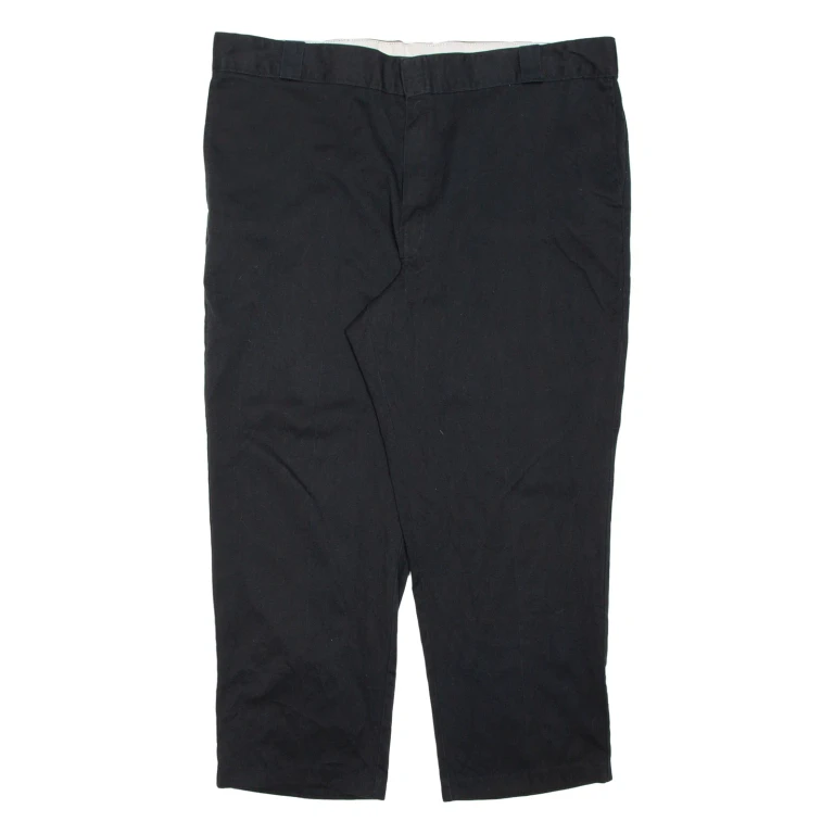 DICKIES Chino Mens Trousers Black Relaxed Straight W40 L27