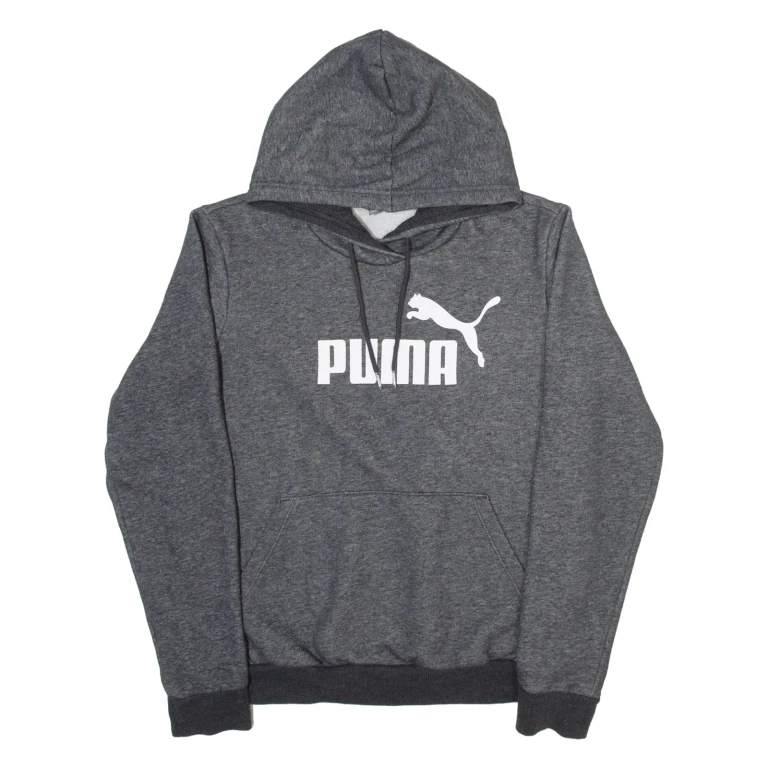 PUMA Womens Grey Hoodie UK 14