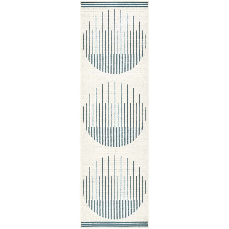 Nabil Midnight Blue Outdoor Area Rug