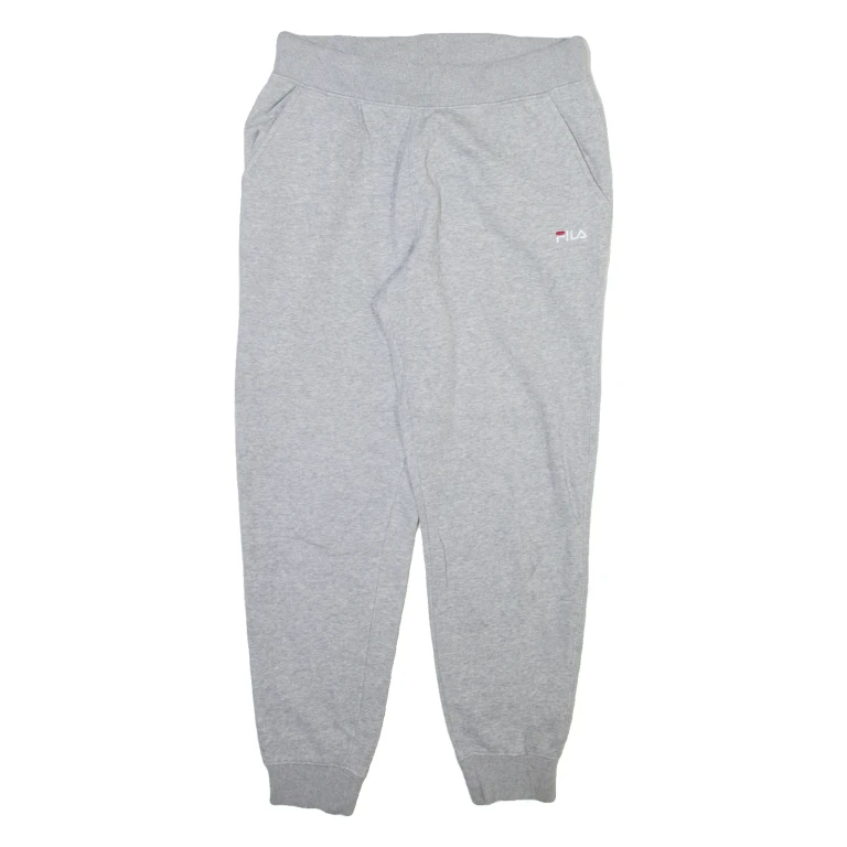 FILA Mens Joggers Grey Tapered M W30 L28
