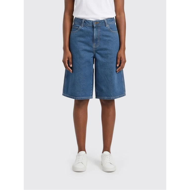 High-Waisted Knee-Length Denim Shorts (DK0A88JSL231)