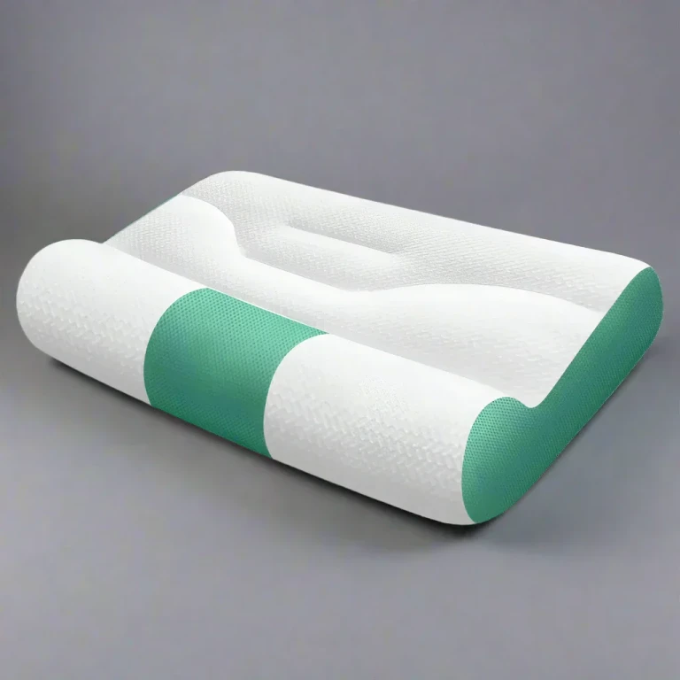 Ergonomic Goose Down Pillow for Cervical Support