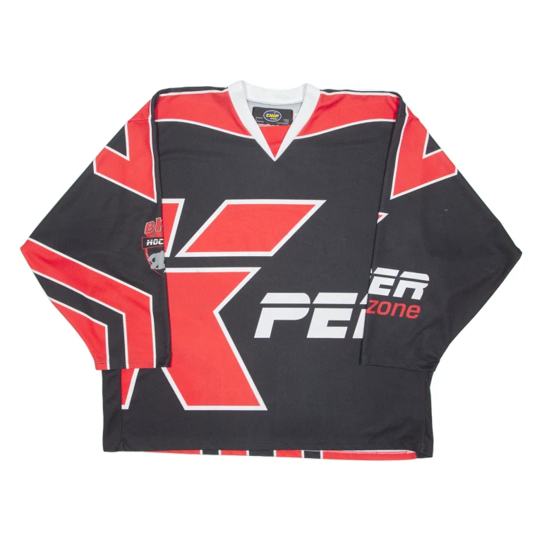 CHIP SPORT BKP Hockey Keeper Mens Jersey Black Long Sleeve USA 2XL