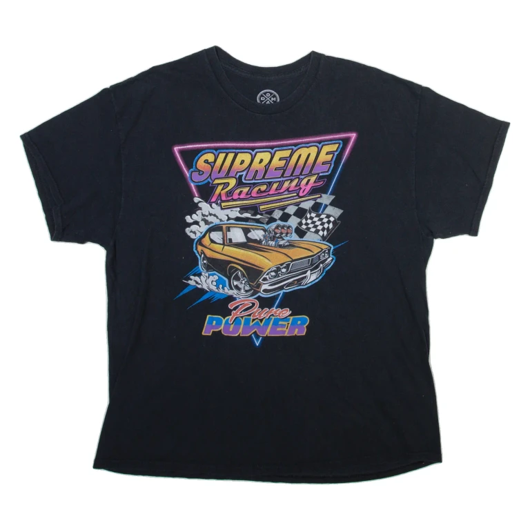 DOM Racing Mens T-Shirt Black XL