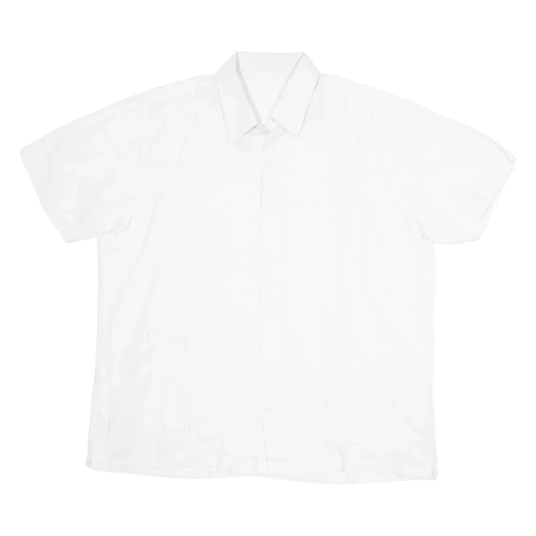 VO Mens Plain Shirt White XL